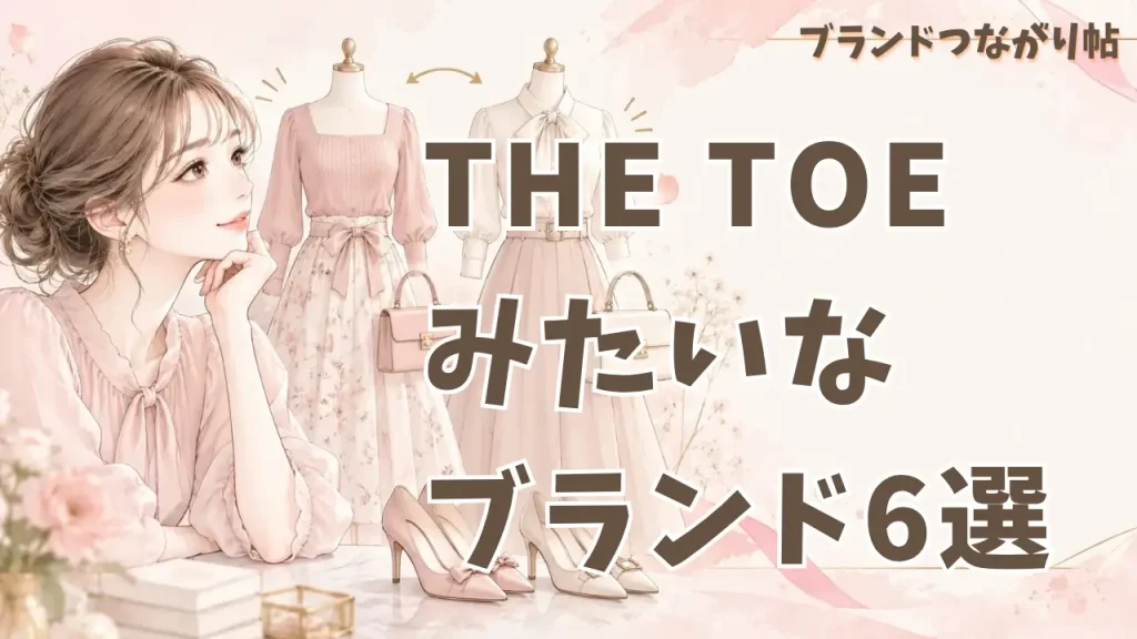 THE TOEみたいなブランド6選